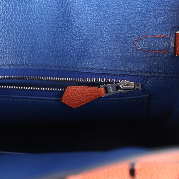 Handmade Bag HB 25 Cuirve Verso Taurillon Novillo Palladium Hardware - 图片 8