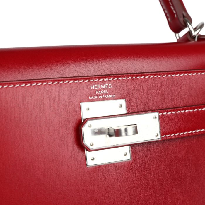 Handmade HKS 28 Rouge Piment Box Palladium Hardware - 图片 7