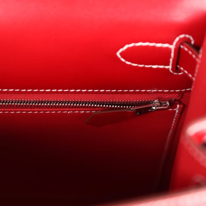 Handmade HKS 28 Rouge Piment Box Palladium Hardware - 图片 9
