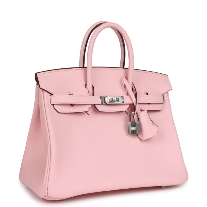 Handmade Bag HB 25 Rose Sakura Swift Palladium Hardware - 图片 2