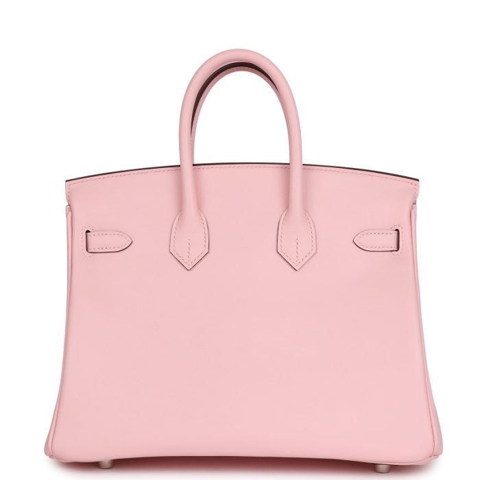 Handmade Bag HB 25 Rose Sakura Swift Palladium Hardware - 图片 4