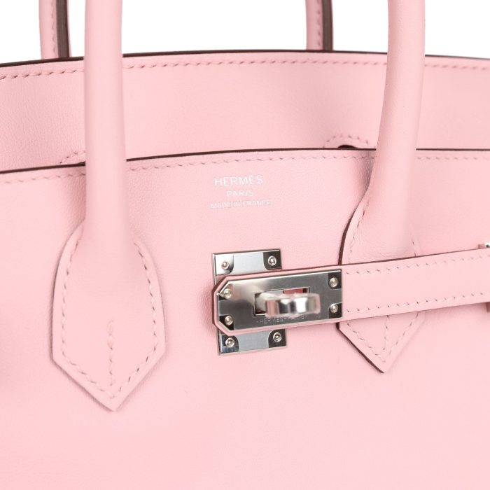 Handmade Bag HB 25 Rose Sakura Swift Palladium Hardware - 图片 6