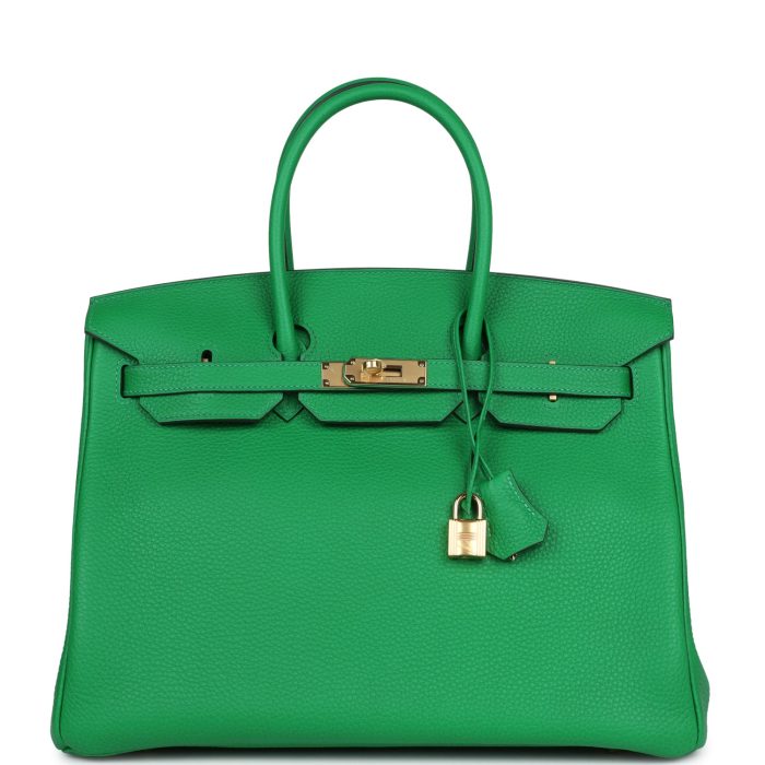 Handmade Bag HB 35 Bambou Clemence Gold Hardware