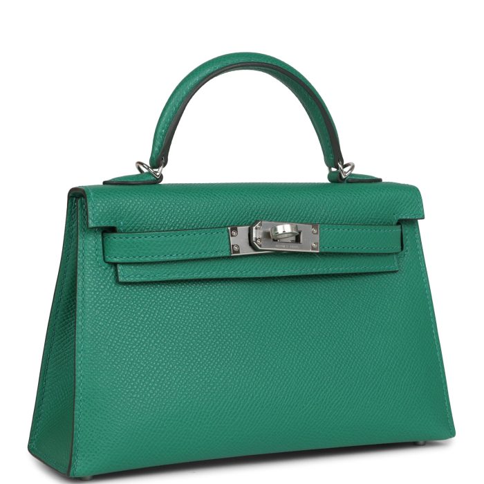 Handmade HKS 20 Vert Vertigo Epsom Palladium Hardware - 图片 2