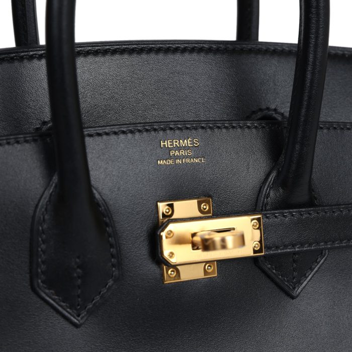 Handmade Bag HB 25 Black Box Gold Hardware - 图片 6