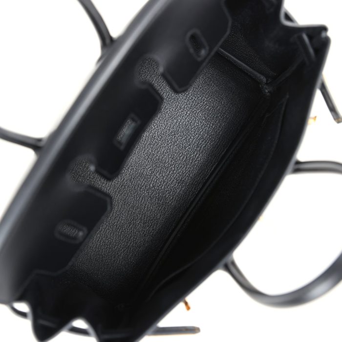 Handmade Bag HB 25 Black Box Gold Hardware - 图片 7