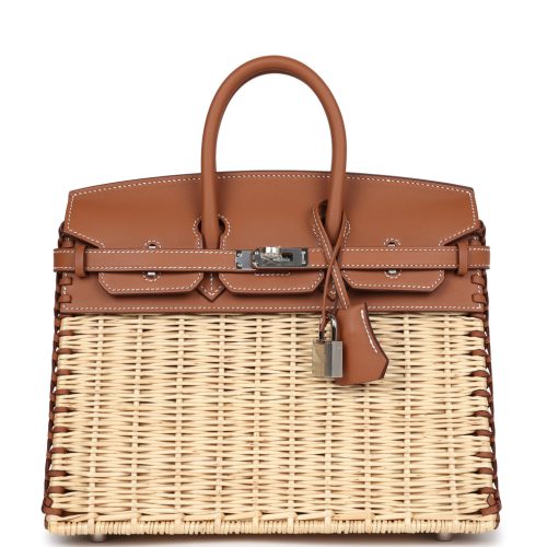 Handmade Bag HPB Sellier 25 Gold Swift Palladium Hardware