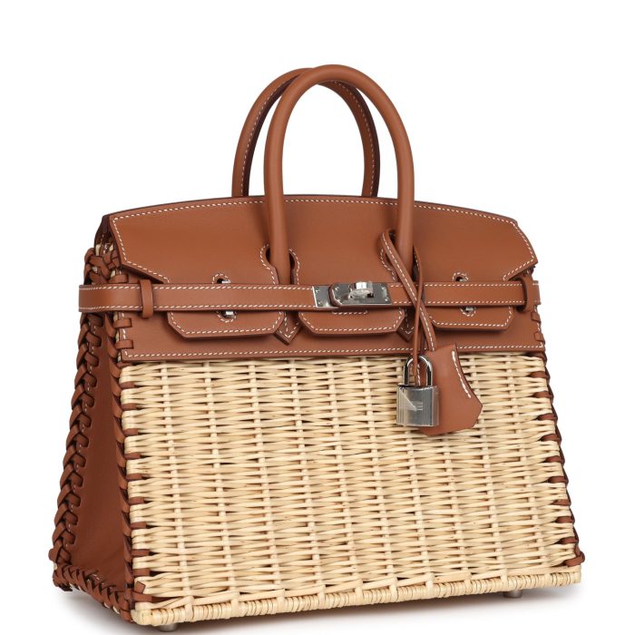 Handmade Bag HPB Sellier 25 Gold Swift Palladium Hardware - 图片 2