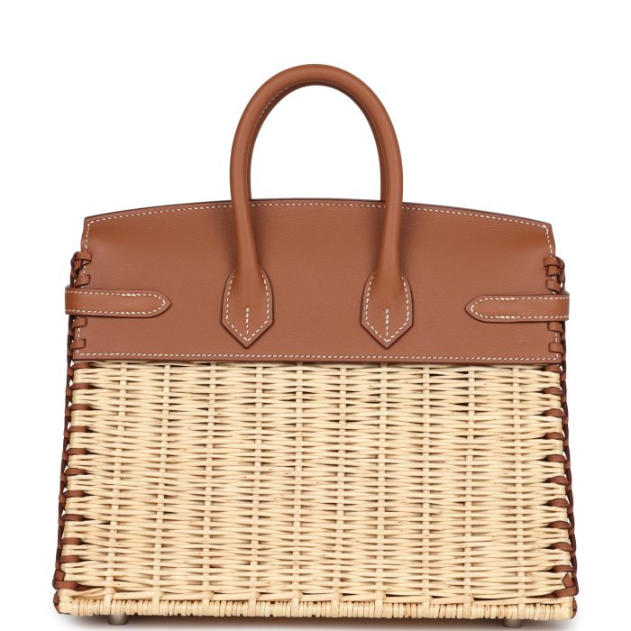Handmade Bag HPB Sellier 25 Gold Swift Palladium Hardware - 图片 4