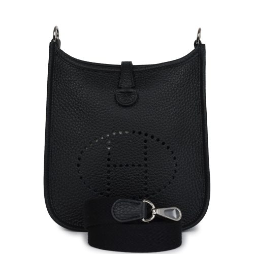 Handmade Bag HE TPM Black Clemence Palladium Hardware
