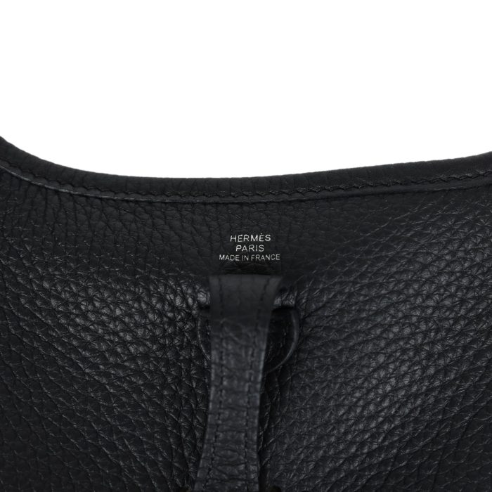 Handmade Bag HE TPM Black Clemence Palladium Hardware - 图片 7