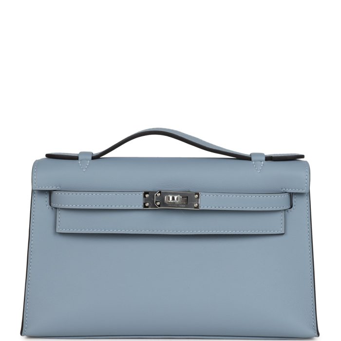 Handmade HKP Bleu Lin Swift Palladium Hardware
