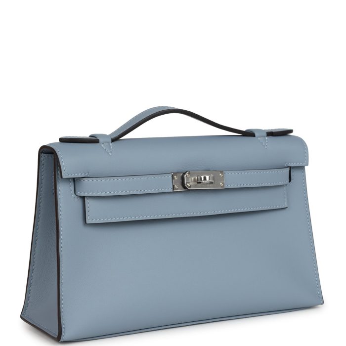 Handmade HKP Bleu Lin Swift Palladium Hardware - 图片 2