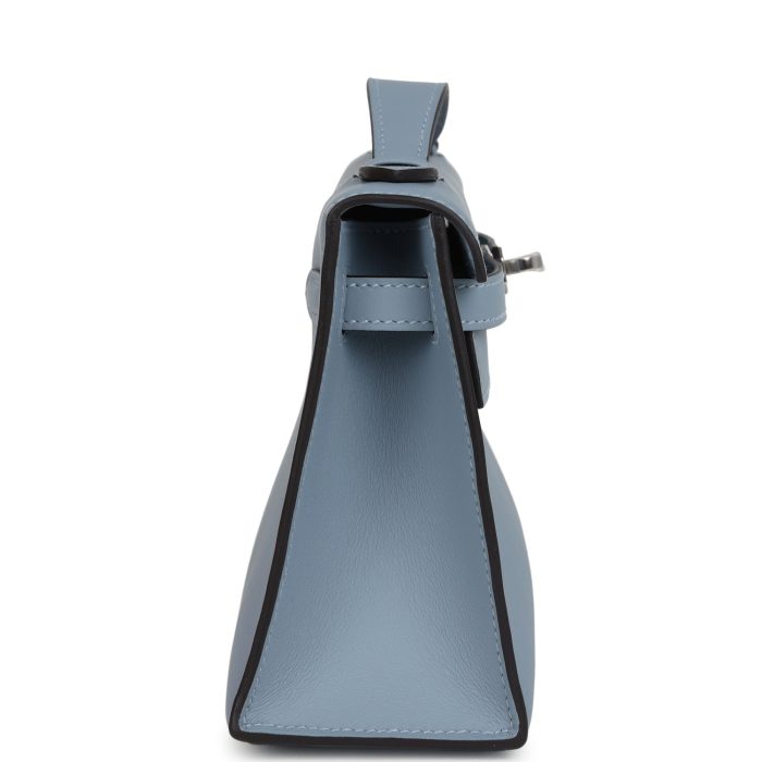Handmade HKP Bleu Lin Swift Palladium Hardware - 图片 3