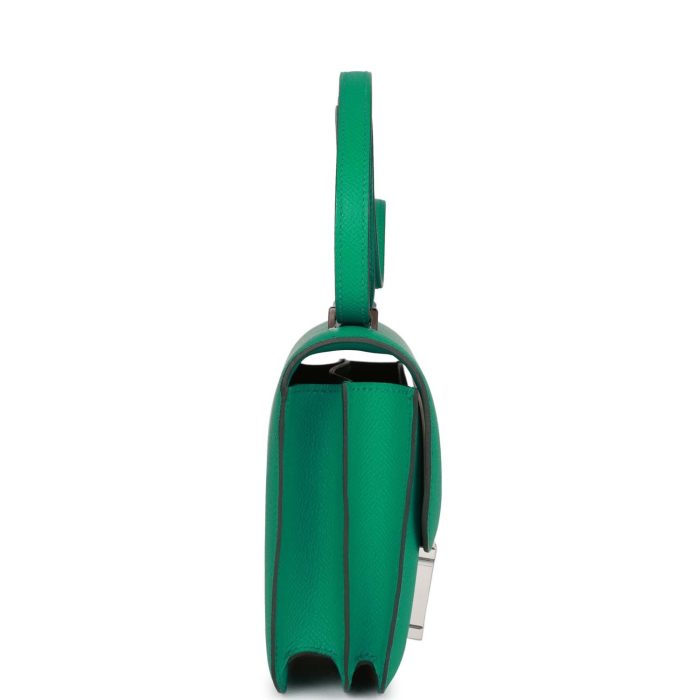 Handmade Bag HC 18 Vert Jade Epsom Palladium Hardware - 图片 3
