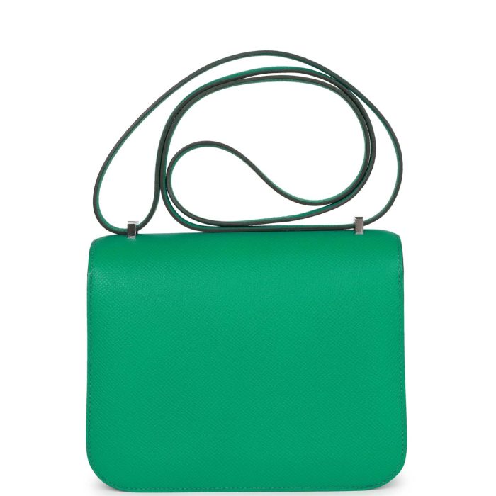 Handmade Bag HC 18 Vert Jade Epsom Palladium Hardware - 图片 4