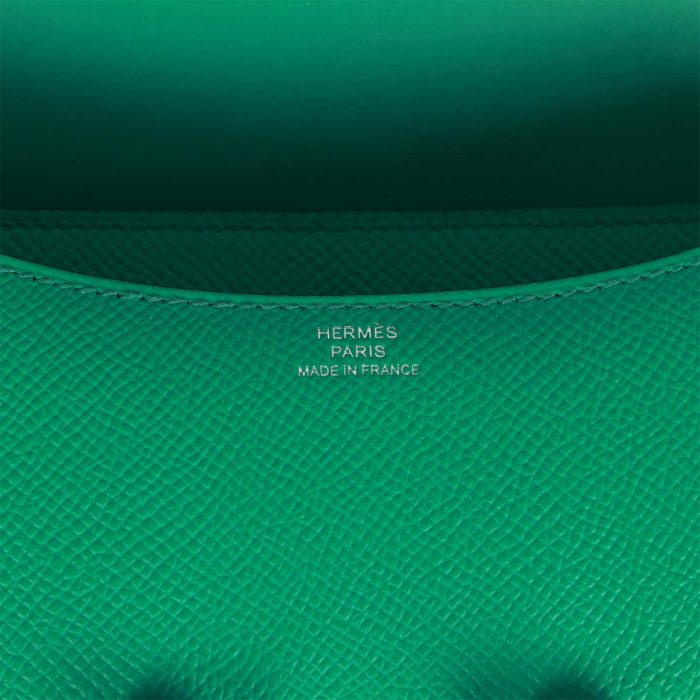 Handmade Bag HC 18 Vert Jade Epsom Palladium Hardware - 图片 7
