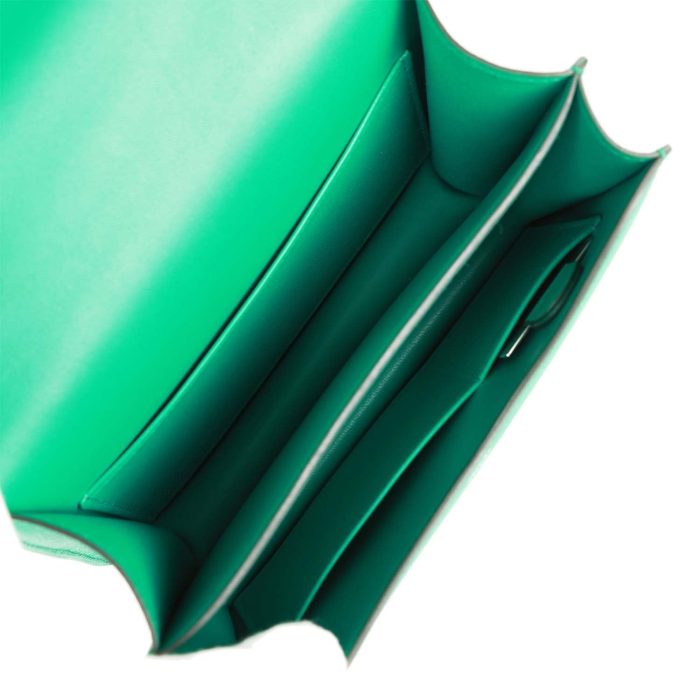 Handmade Bag HC 18 Vert Jade Epsom Palladium Hardware - 图片 8