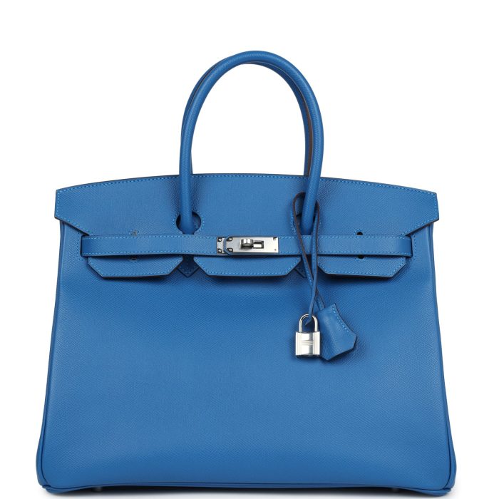 Handmade Bag HB 35 Mykonos Epsom Palladium Hardware