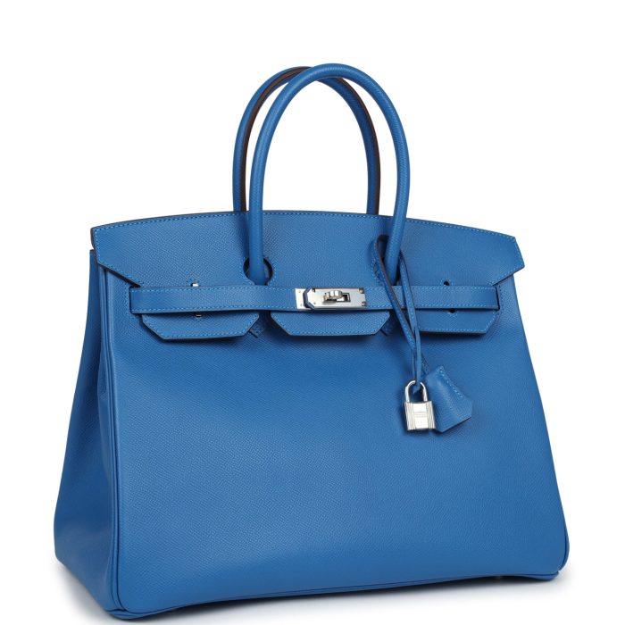Handmade Bag HB 35 Mykonos Epsom Palladium Hardware - 图片 2