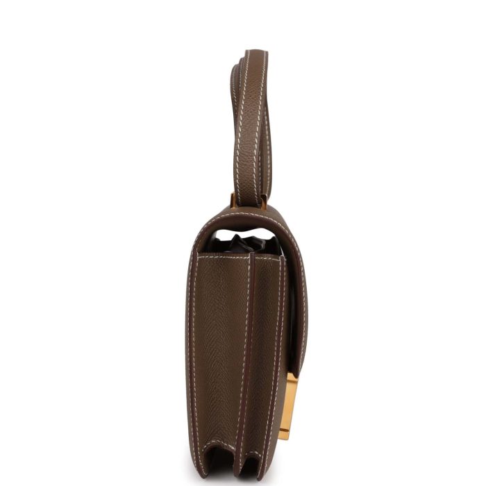 Handmade Bag HC 18 Etoupe Epsom Gold Hardware - 图片 3