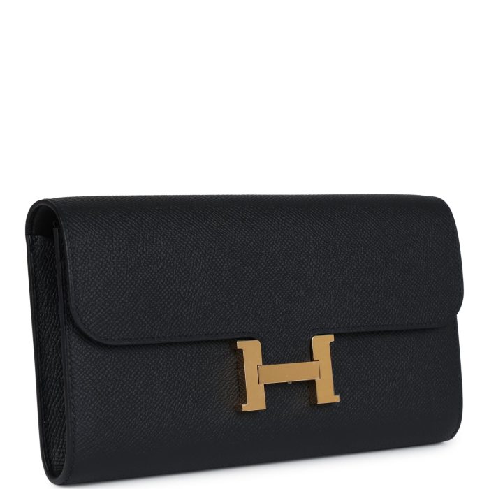 Handmade Bag HC Wallet To Go Black Epsom Gold Hardware - 图片 2