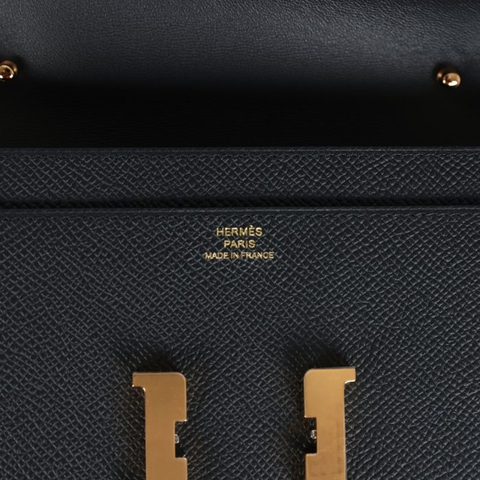 Handmade Bag HC Wallet To Go Black Epsom Gold Hardware - 图片 6