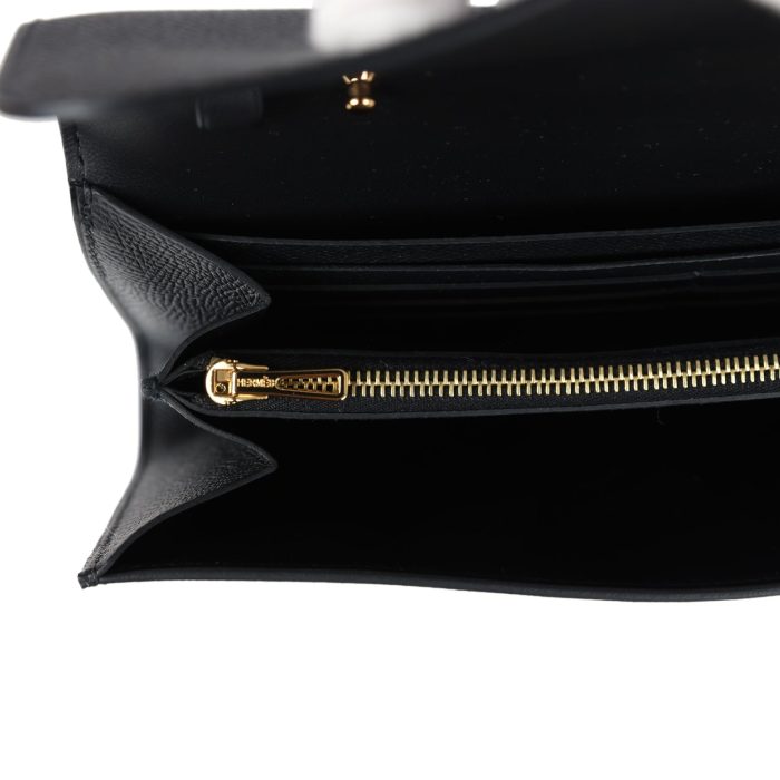 Handmade Bag HC Wallet To Go Black Epsom Gold Hardware - 图片 8