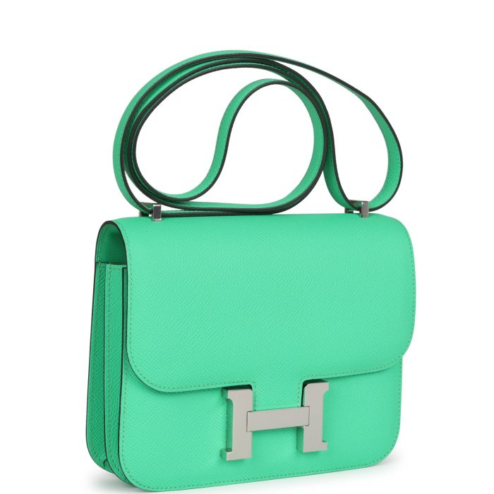 Handmade Bag HC 18 Vert Comics Epsom Palladium Hardware - 图片 2