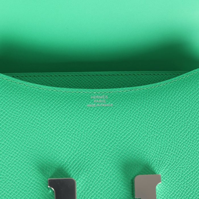 Handmade Bag HC 18 Vert Comics Epsom Palladium Hardware - 图片 7