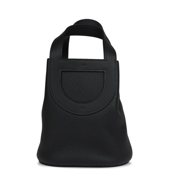 Handmade Bag HITL 18 Black Clemence and Swift Gold Hardware