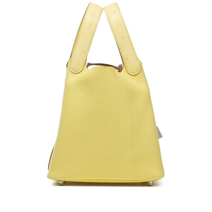 Handmade HPL 18 Lime Clemence and Ostrich Touch Palladium Hardware - 图片 2