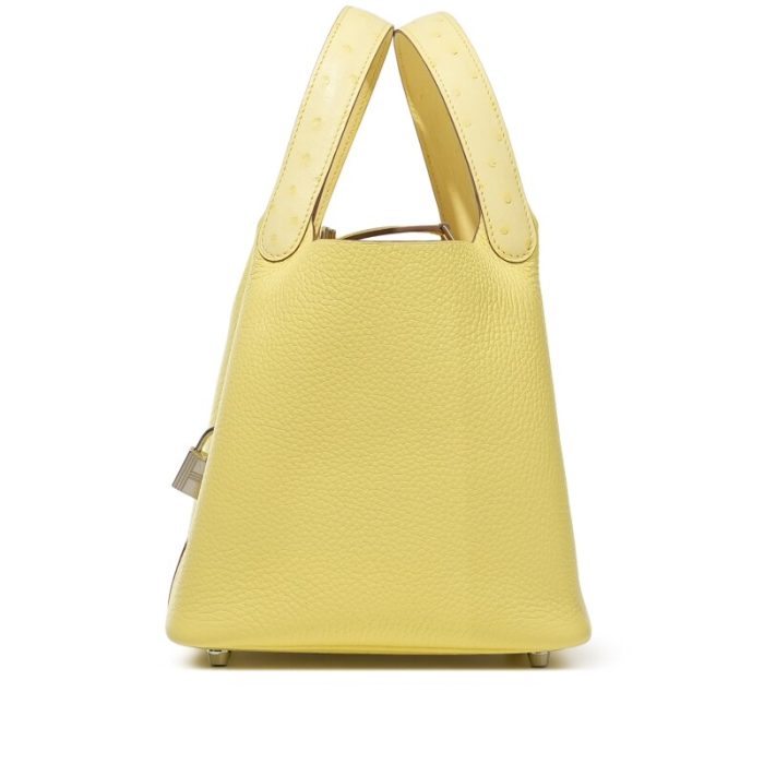 Handmade HPL 18 Lime Clemence and Ostrich Touch Palladium Hardware - 图片 3