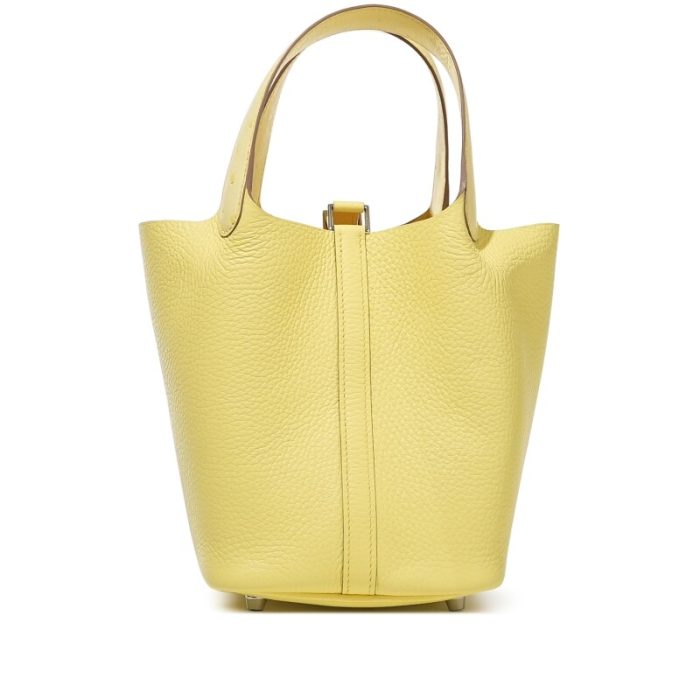 Handmade HPL 18 Lime Clemence and Ostrich Touch Palladium Hardware - 图片 4