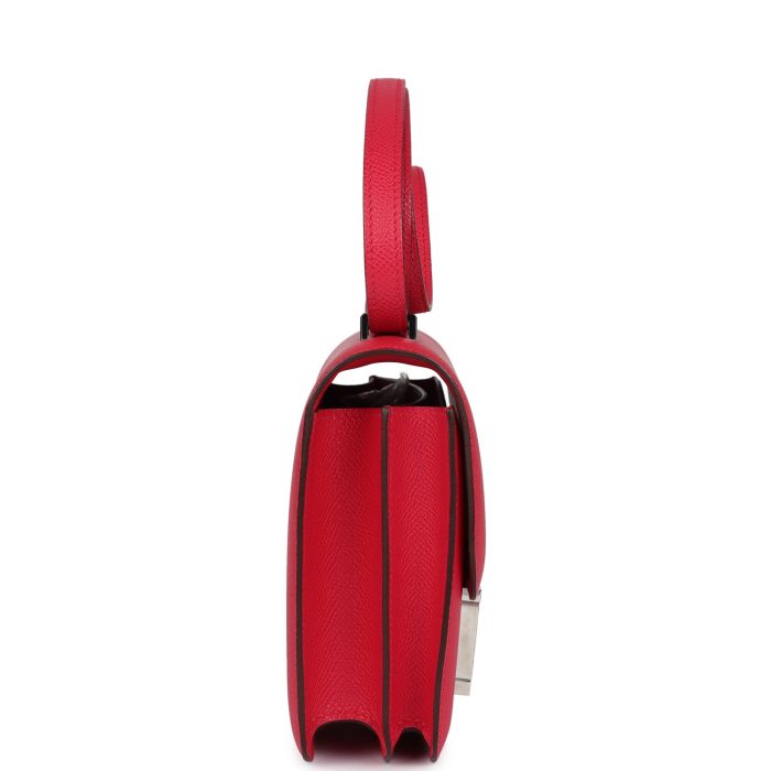 Handmade Bag HC 18 Rose Extreme Epsom Marquette Palladium Hardware - 图片 3