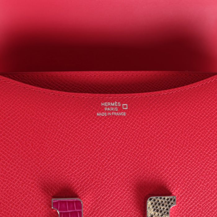 Handmade Bag HC 18 Rose Extreme Epsom Marquette Palladium Hardware - 图片 7