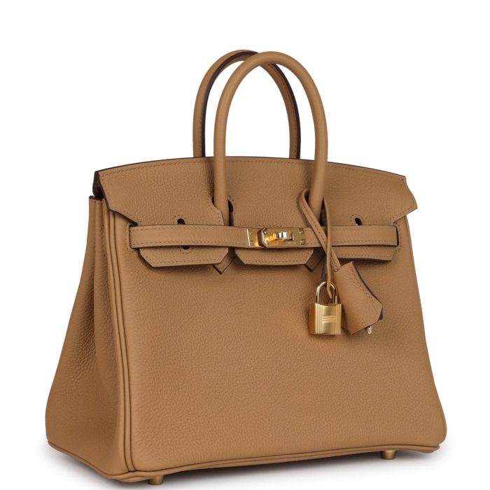 Handmade Bag HB 25 Biscuit Togo Gold Hardware - 图片 2