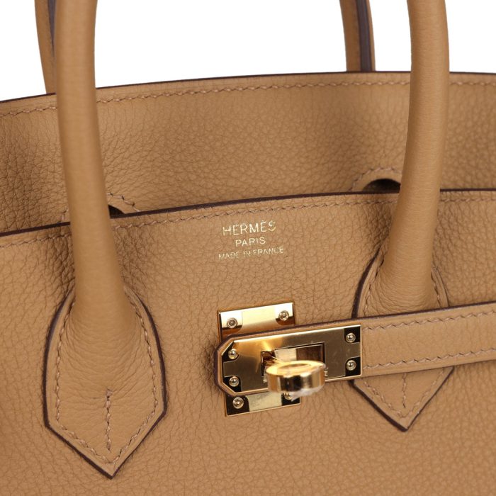 Handmade Bag HB 25 Biscuit Togo Gold Hardware - 图片 6