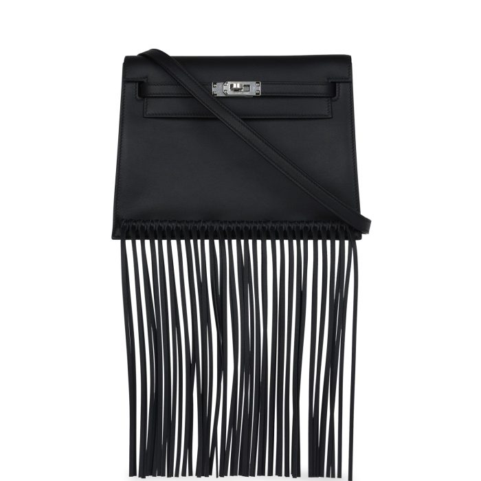 Handmade Bag HKDA Black Swift Palladium Hardware