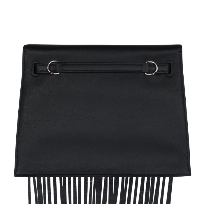 Handmade Bag HKDA Black Swift Palladium Hardware - 图片 5