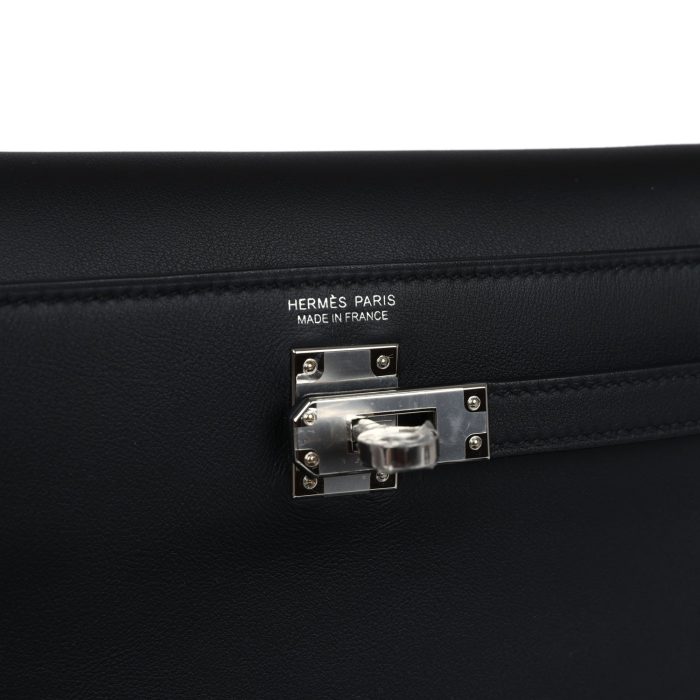 Handmade Bag HKDA Black Swift Palladium Hardware - 图片 7