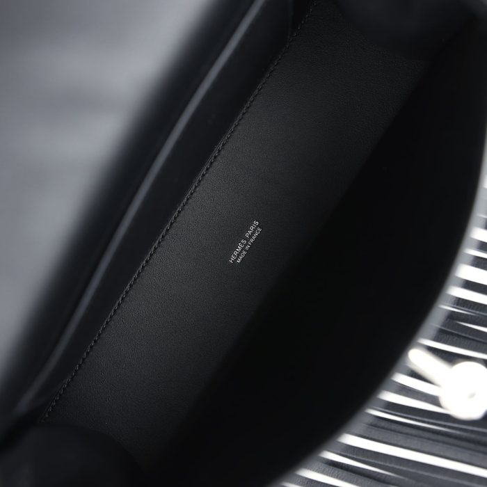Handmade Bag HKDA Black Swift Palladium Hardware - 图片 8