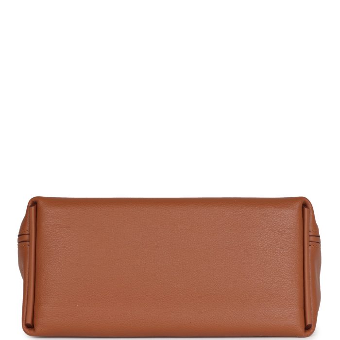 Handmade bag Mini Gold Evercolor and Swift Palladium Hardware - 图片 6