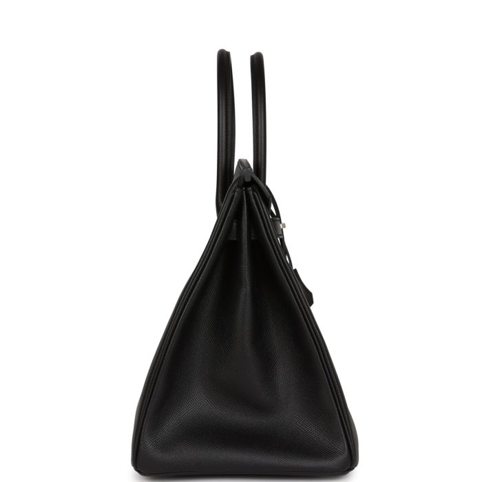 Handmade Bag HB 35 Black Epsom Palladium Hardware - 图片 3