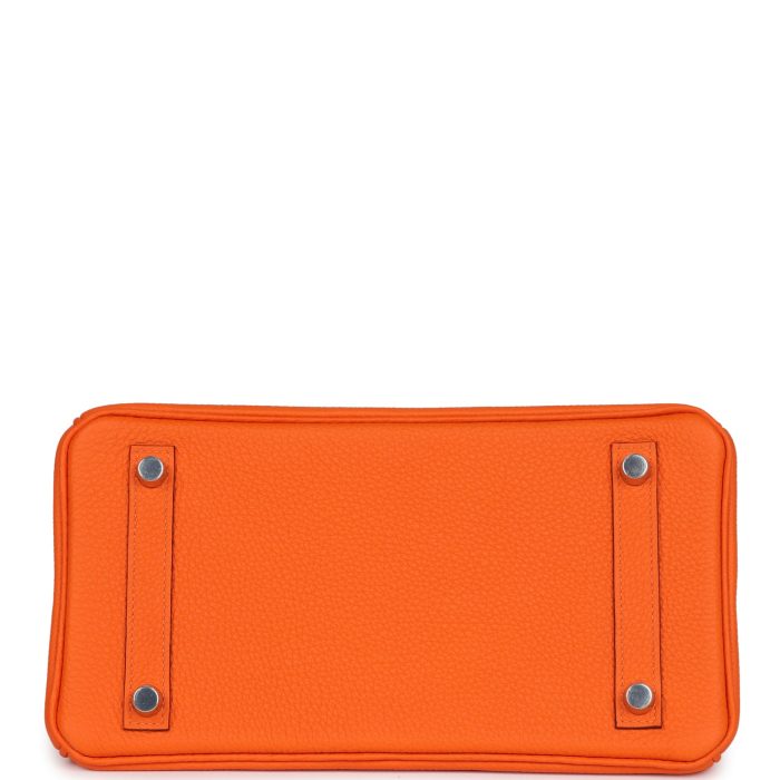 Handmade Bag HB 25 Orange Minium Togo Palladium Hardware - 图片 5