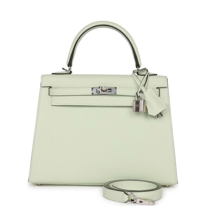 Handmade HKS 25 Vert Fizz Epsom Palladium Hardware