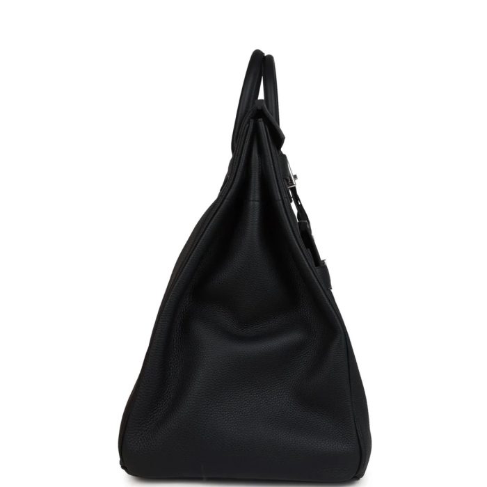 Handmade Bag HMB HAC 50 Black Togo Palladium Hardware - 图片 4