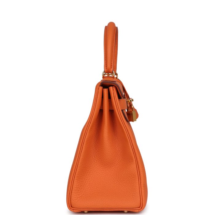 Handmade HKR 28 Orange Togo Gold Hardware - 图片 4