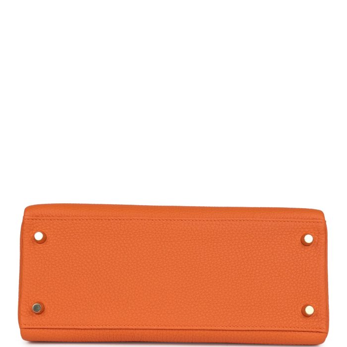 Handmade HKR 28 Orange Togo Gold Hardware - 图片 6