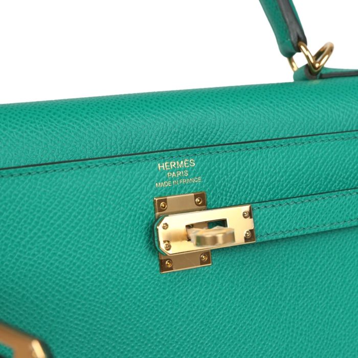 Handmade HKS 25 Vert Jade Epsom Gold Hardware - 图片 6